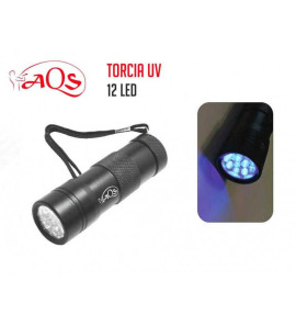 AQS TORCIA UV ALLUMINIO 12LED