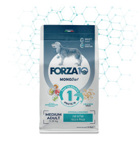 FORZA10 MEDIUM ADULT MONODIET PESCE 11-35KG