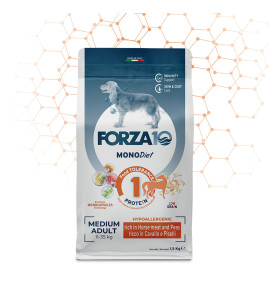 FORZA10 MEDIUM ADULT MONODIET HORSE AND PEAS 11-35KG