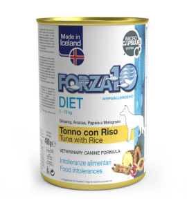 FORZA10 MONODIET PATE' TUNA WITH RICE 400GR DOG