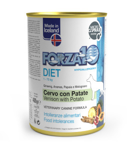 FORZA10 MONODIET PATE' CERVO CON PATATE 400GR CANE