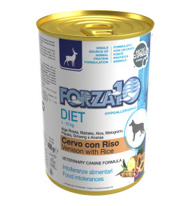 FORZA10 MONODIET PATE' CERVO CON RISO 400GR CANE