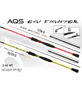 AQS CANNA EGI FIGHTER 2,40 10/25 GR GIALLA