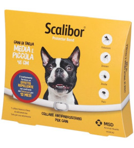 SCALIBOR COLLARE ANTIPARASSITARIO PER CANI 48CM