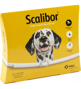 SCALIBOR COLLARE ANTIPARASSITARIO PER CANI 65CM