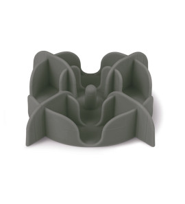 ZOLUX ACCESSORIO ANTI INGOZZAMENTO IN SILICONE GRIGIO