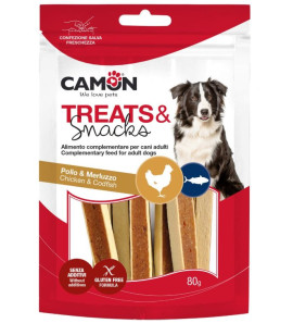 CAMON CHEWABLE STICKS WITH CHICKEN AND FISH 80GR