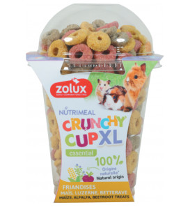 ZOLUX NUTRIMEAL CRUNCHY CUP XL ANELLI MIX 170GR