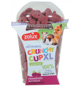 ZOLUX NUTRIMEAL CRUNCHY CUP XL ALLA BARBABIETOLA 260GR