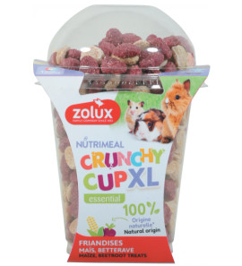 ZOLUX NUTRIMEAL CRUNCHY CUP XL CUORI MIX 220GR