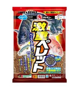 MARUKYU GROUNDBAIT GEKIOMO PELLETS 3KG