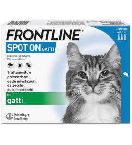 FRONTLINE SPOT ON FOR CATS 3 PIPETTES