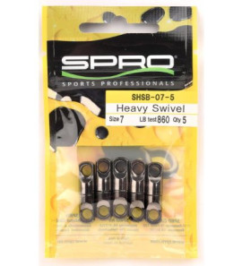 SPRO GIRELLE HEAVY SWIVELS BLACK