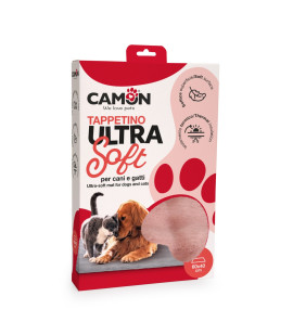 CAMON TAPPETINO ULTRA SOFT ROSA ANTICO PER CANI E GATTI