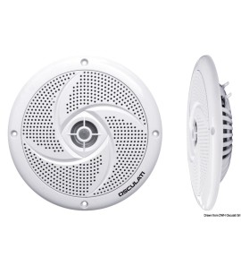 OSCULATI 6.5'' ULTRA FLAT DOUBLE CONE WHITE STEREO SPEAKERS