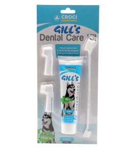 GILL'S KIT DENTIFRICIO E SPAZZOLINO PER CANI 100ML
