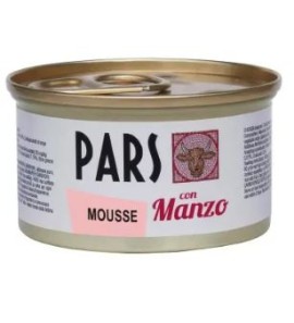 PARS WET MOUSSE WITH BEEF 85GR