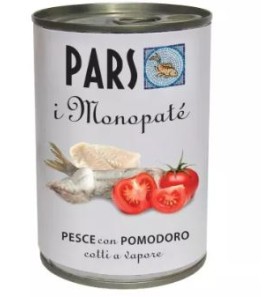 PARS MONOPATE' PESCE CON POMODORO 395GR