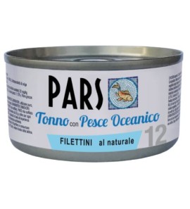 PARS WET NATURAL TUNA FILLETS WITH OCEAN FISH 85GR