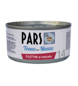 PARS UMIDO FILETTINI AL NATURALE AL TONNO CON MANZO 85GR