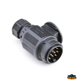 TREM 13-POLE MALE PLUG FOR TRAILERS