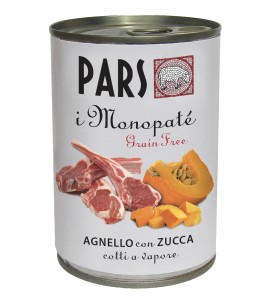 PARS MONOPATE' AGNELLO CON ZUCCA 395GR