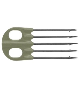 SALVIMAR 5-TIPPED JET HORPOON MILITARY GREEN