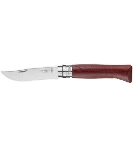 OPINEL PADOUK KNIFE N°8 MIRROR BLADE