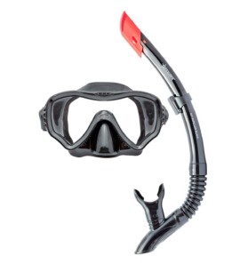 ABYSSTAR SET MASCHERA E BOCCAGLIO PAPILLON BLACK