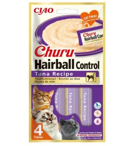 CHURU STICK CREMOSI AL TONNO HAIRBALL CONTROL 4 STICK