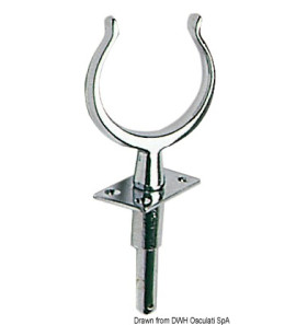 OSCULATI CHROMED BRASS ROWLOCK 14X64MM