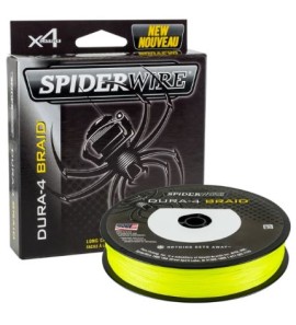 SPIDERWIRE DURA BRAID 4X YELLOW 150MT