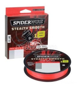 SAVAGE GEAR SPIDERWIRE STEALTH SMOOTH 8X RED 150MT