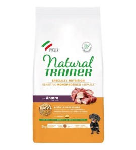 NATURAL TRAINER SENSITIVE ADULT CON ANATRA E CEREALI 2KG