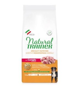 NATURAL TRAINER SENSITIVE ADULT MAXI WITH RABBIT AND CEREALS
