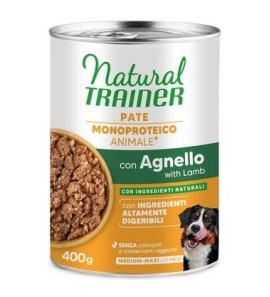 NATURAL TRAINER ADULT MEDIUM MAXI WITH LAMB 400GR