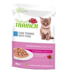 NATURAL TRAINER KITTEN AND YOUNG TUNA 85GR
