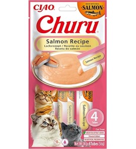 CHURU STICK SNACK GATTO AL SALMONE 4 STICK