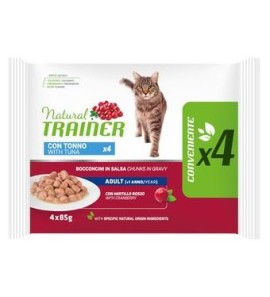 NATURAL TRAINER FLOW PACK ADULT TUNA 4X85G