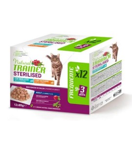 NATURAL TRAINER MULTIPACK STERILIZZATO TACCHINO E MERLUZZO