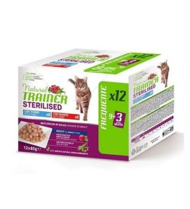 NATURAL TRAINER MULTIPACK STERILIZZATO TONNO E MANZO