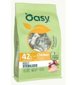 OASY GATTO ADULT STERILISED POLLO