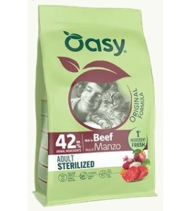 OASY GATTO ORIGINAL FORMULA ADULT STERILISED MANZO 1.5KG