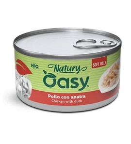 OASY GATTO POLLO CON ANATRA NATURY SOFT JELLY HFQ 85GR