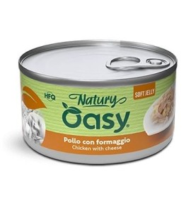 OASY CAT CHICKEN WITH CHEESE NATURY SOFT JELLY HFQ 85GR