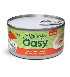 OASY GATTO POLLO CON ZUCCA NATURY SOFT JELLY HFQ 85GR