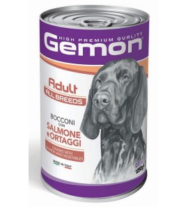 GEMON DOG BITES WITH SALMON AND VEGETABLES 1250g