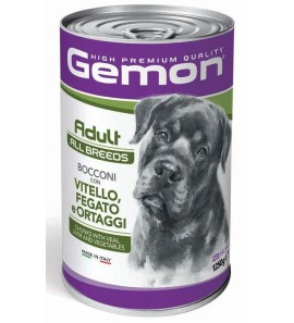 GEMON DOG BITES WITH VEAL, LIVER AND VEGETABLES 1250g