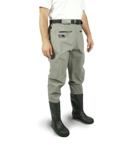 COLMIC TASLON WAIST WADERS WITH BOOT