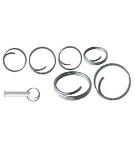GFN STAINLESS STEEL RINGS 10PCS